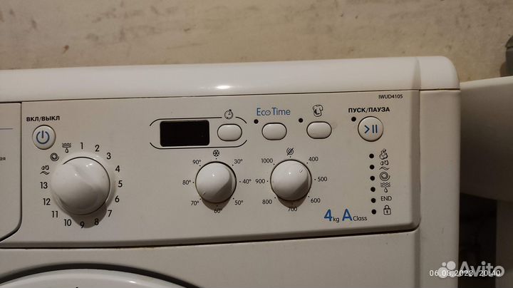 Стиральная машина на запчасти indesit iwud 4105