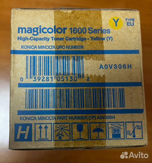 Картридж Magicolor 16xx желтый (A0V306H)