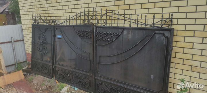 Кованые ворота и калитки бу