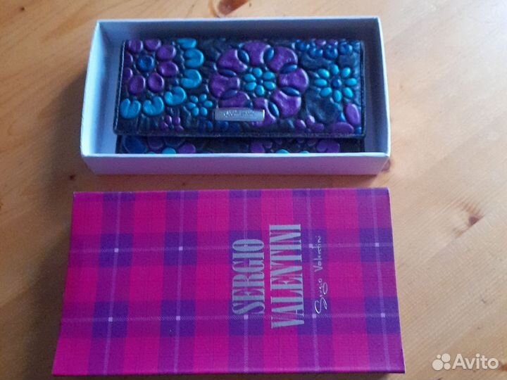 Кошелек женский натуральная кожа италия