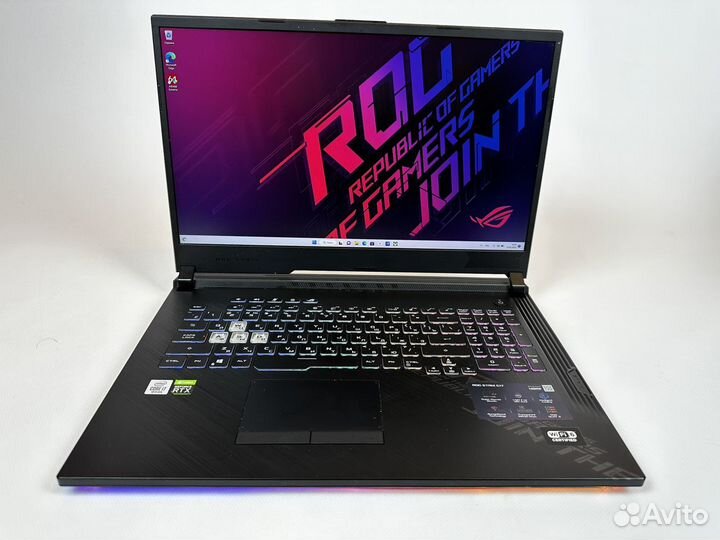 Мощный ROG G17 144Гц I7-10750H/16Gb/RTX2070