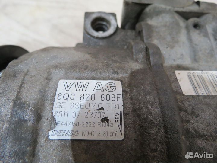 Компрессор кондиционера Skoda Fabia