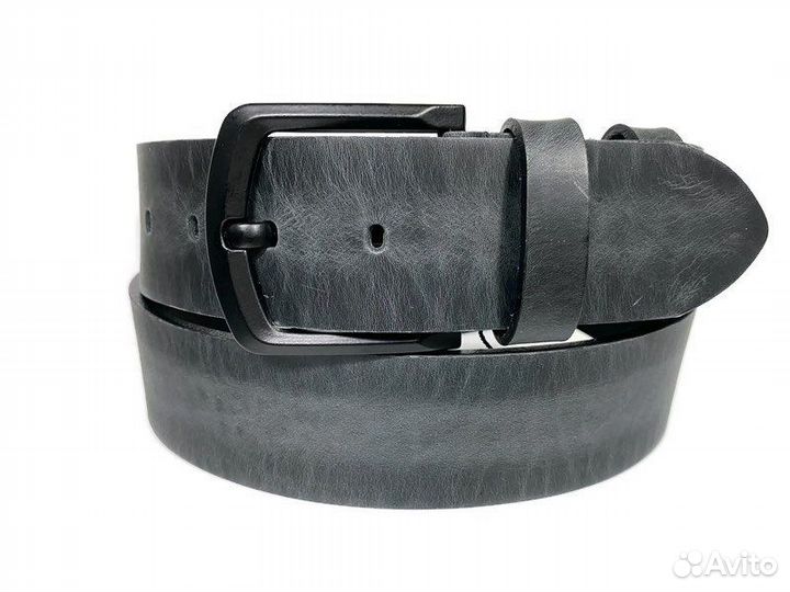 Ремень мужской кожаный Премиум 2043