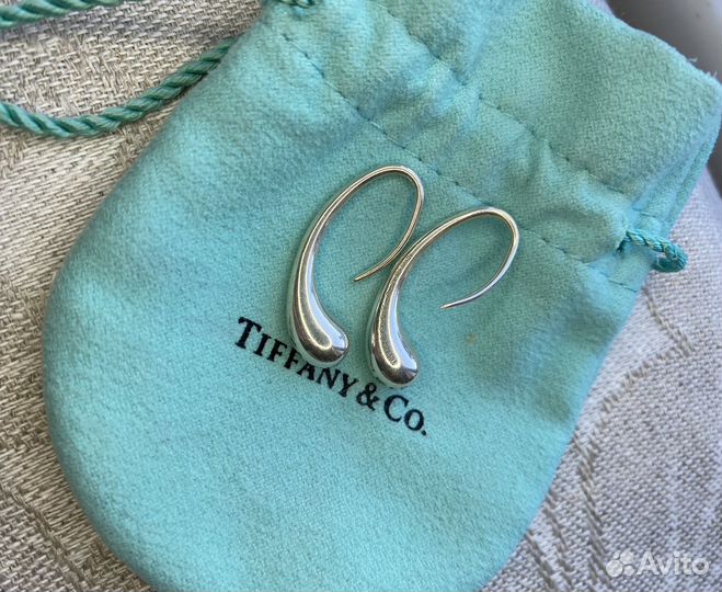 Серебряные серьги Tiffany&Co