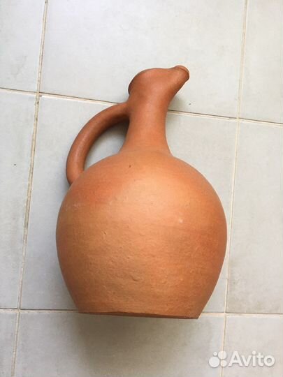 Кувшин глиняный новый