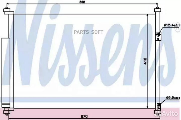 Радиатор кондиционера suzuki grand escudo (2005) 1