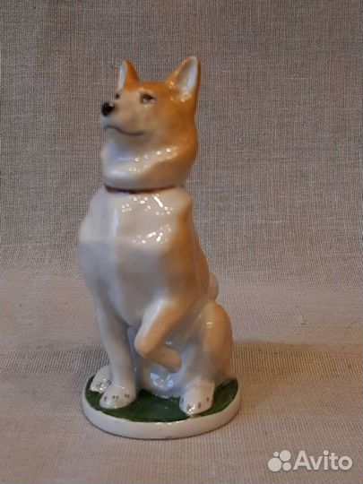 Фарфоровая статуэтка. Лайка. Лфз