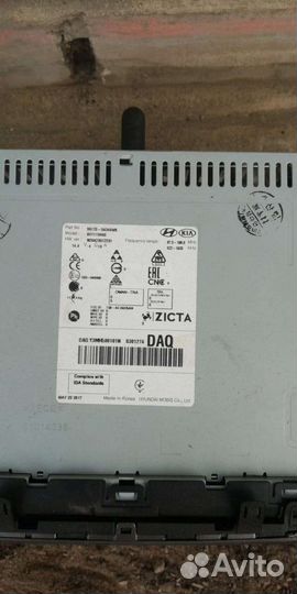 Магнитола штатная kia optima 4