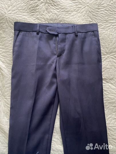 Пиджак школьный 152 р синий