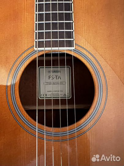 Трансакустическая гитара yamaha fs-ta