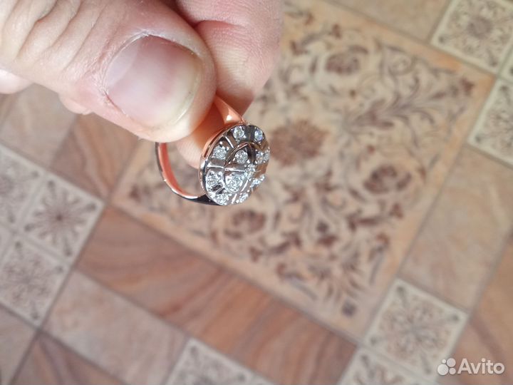 Кольцо с бриллиантами СССР