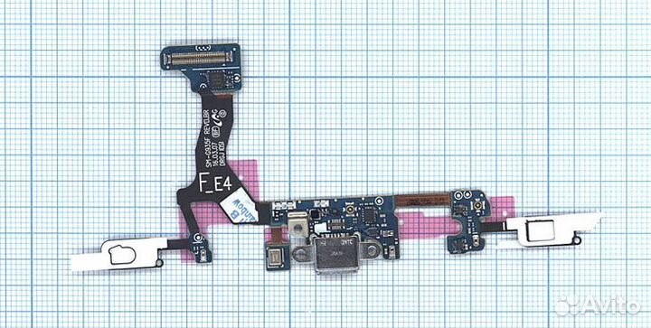 Шлейф разъема питания для Samsung Galaxy S7 Edge S