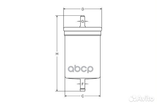 Топливный фильтр great wall hover H5 2.4 10/chery