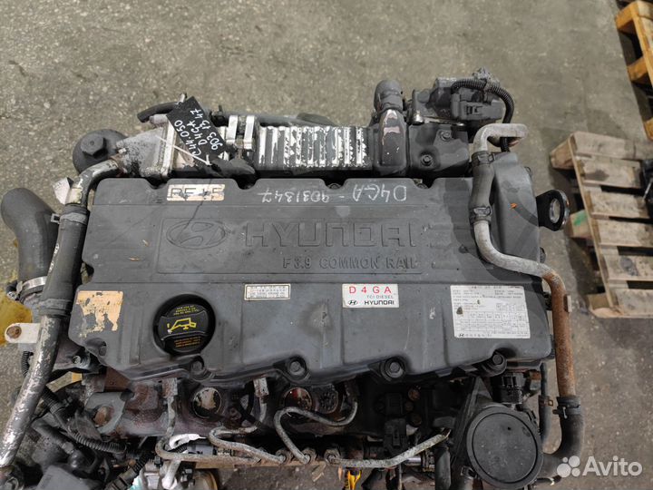 D4GA двигатель 3.9л 137-170лс Hyundai HD65