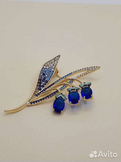 Брошь Колокольчики