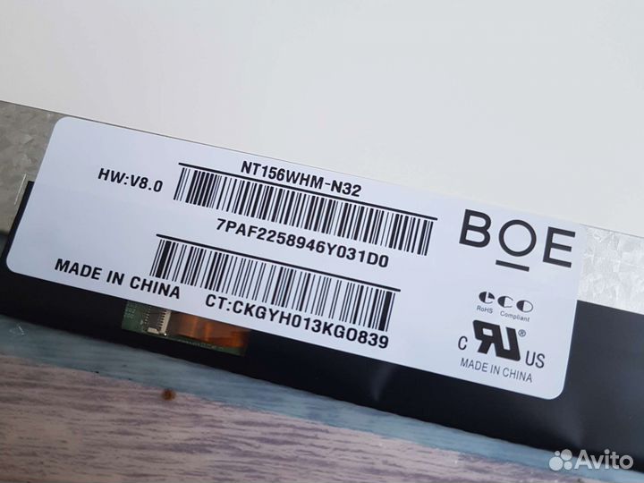 Новая матрица nt156whm-n32 v8.0 30pin slim