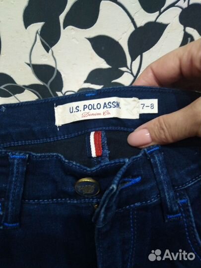 Джинсы на девочку 7-8лет