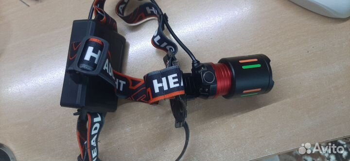 Налобный фонарь аккумуляторный