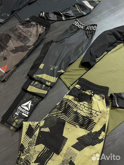 Рашгард мужской спортивный Reebok тройка