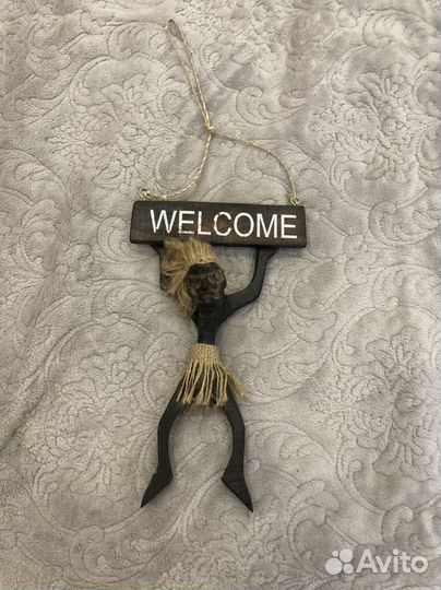 Кукла-приглашение на входную дверь