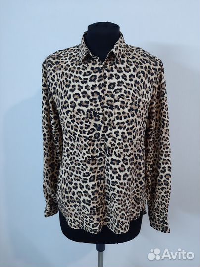 Рубашка леопард для девочки