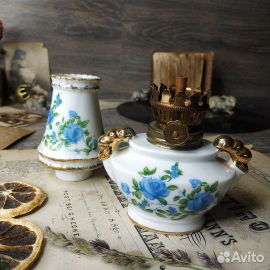 Антиквариат из Европы. Керосиновая лампа