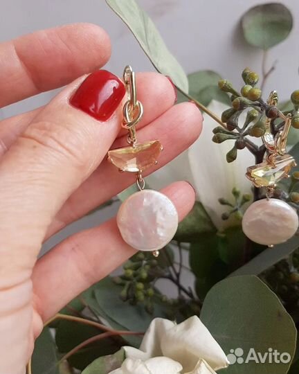 Дизайнерские серьги