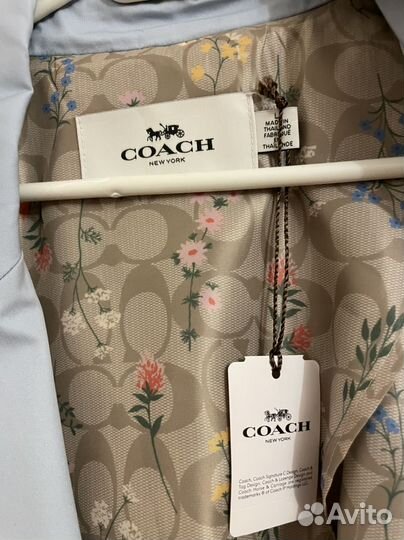 Тренч Coach новый оригинал размер L