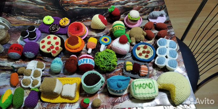 Вязаная еда