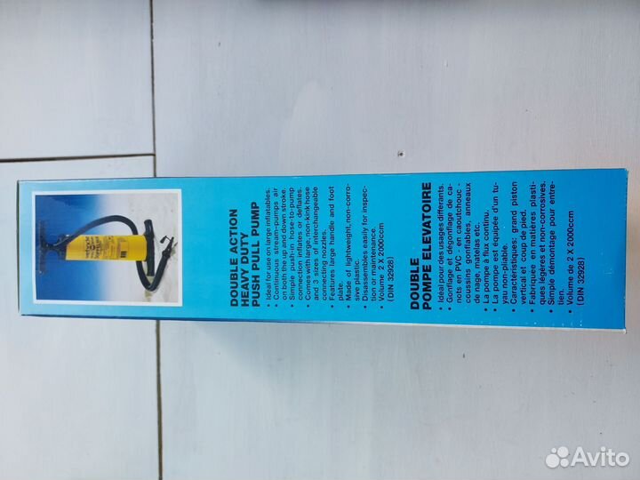 Насос для надувных матрасов и плавательных игрушек