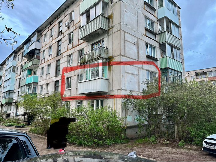 3-к. квартира, 58 м², 2/5 эт.