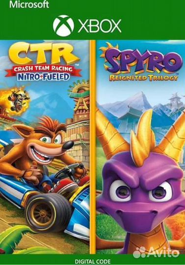 Crash team racing nitro Xbox (ключ)