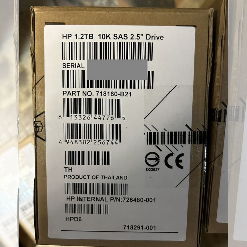 [718160-B21] Жесткий Диск Hp 1.2tb 2.5718291-001