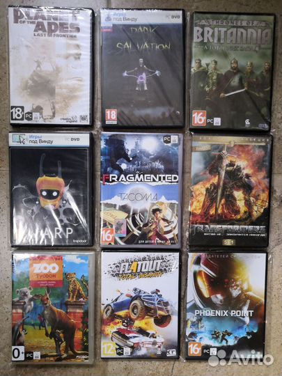 Компьютерные игры на дисках