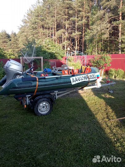 Лодка Навигатор-360 + Хонда 15 + прицеп