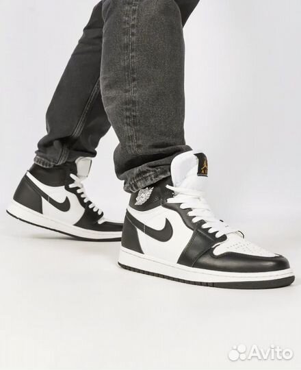 Кроссовки зимние мужские Nike air Jordan 1