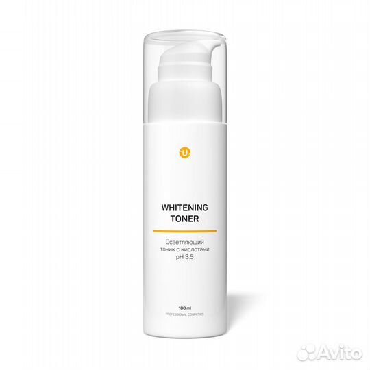 Осветляющий / Whitening toner (рН 3.5) 100ml Uton