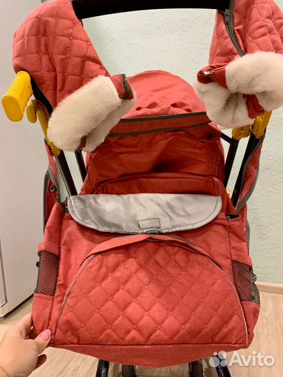 Детские санки коляска ника 7-3