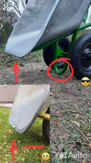 Садовая тачка новая тележка тачанка строительная