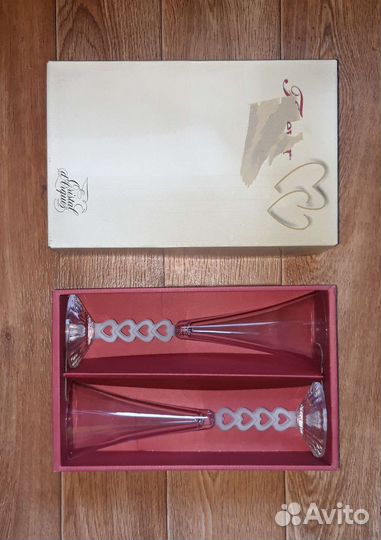 Бокалы свадебные новые