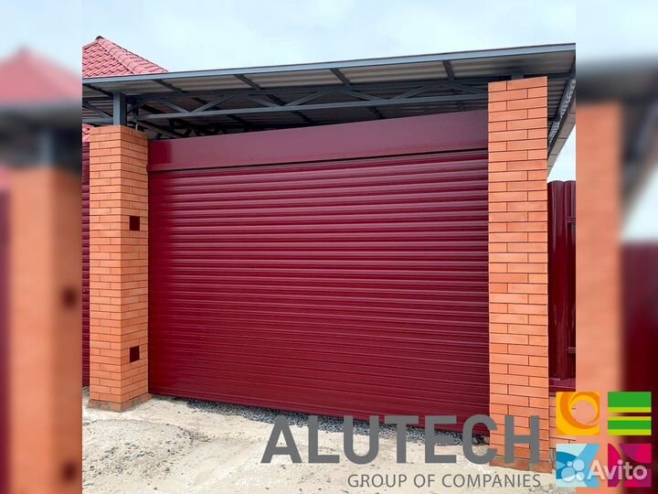 Ворота алютех роллетные