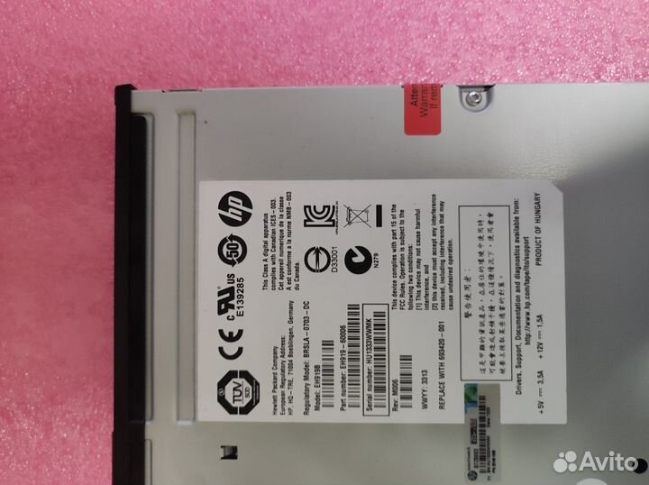 Hp LTO- 4 storage work 1760 SAS внутренний