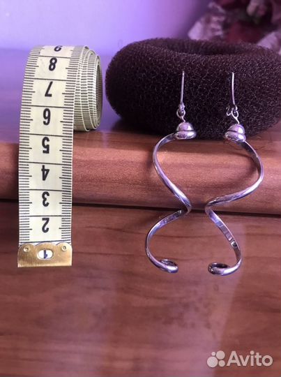 Серьги серебряные