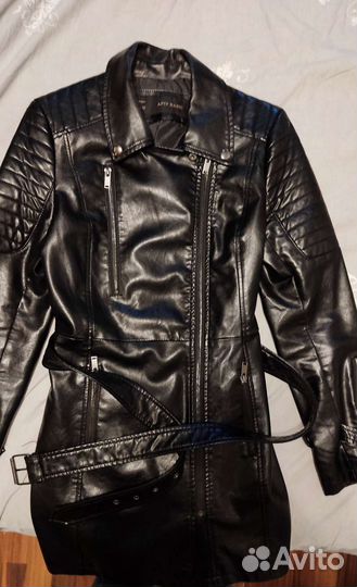 Куртка-Плащ из экокожи 46р