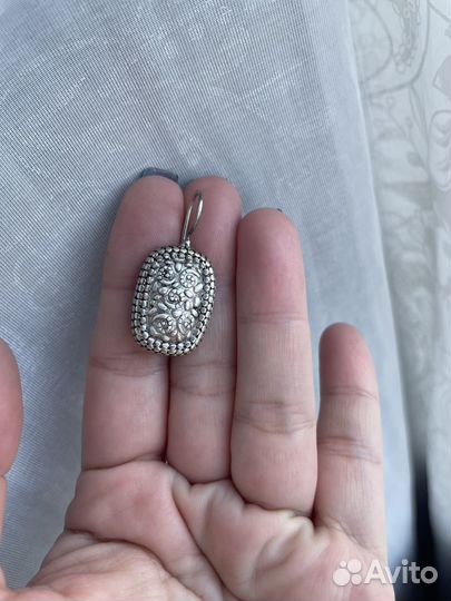 Серьги серебро