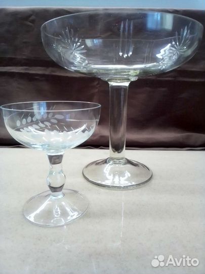 Хрусталь вазы СССР и стекло