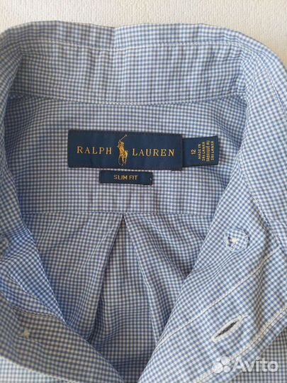 Рубашка ralph lauren 10/12лет. Оригинал