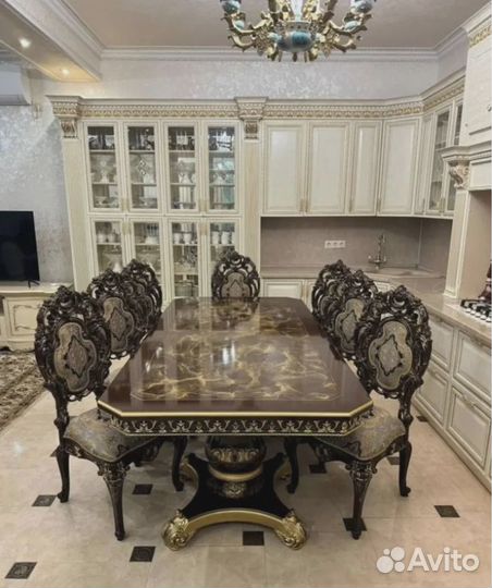 Кухонный стол стулья обеденная группа