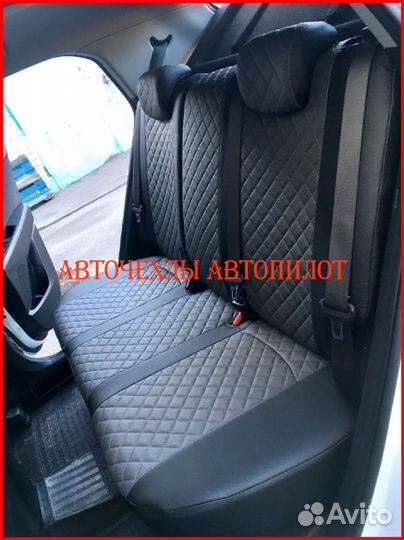Чехлы Автопилот Hyundai Creta 2 из экокожи Ромб