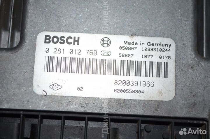 Эбу мозги блок управления 1.9 DCI f9qb800 меган 2